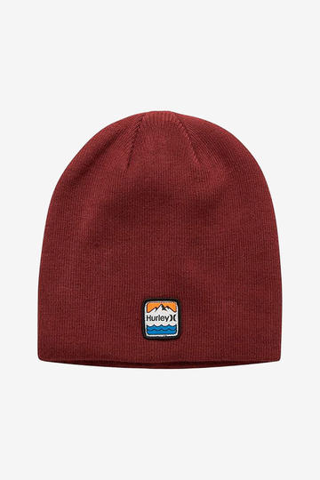  Gorro HURLEY SHORELINE BEANIE - BURGUNDY